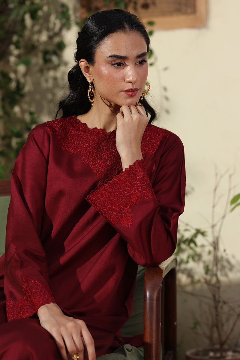 Maroon Viscose