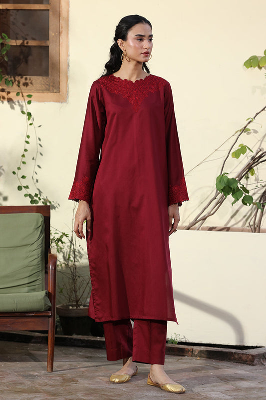 Maroon Viscose