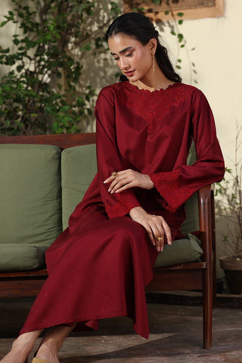 Maroon Viscose
