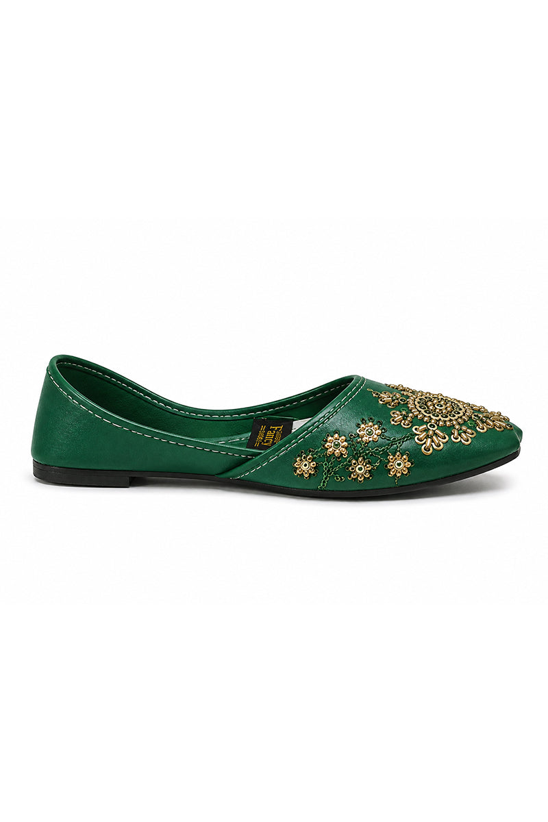 Emerald Green Khussa