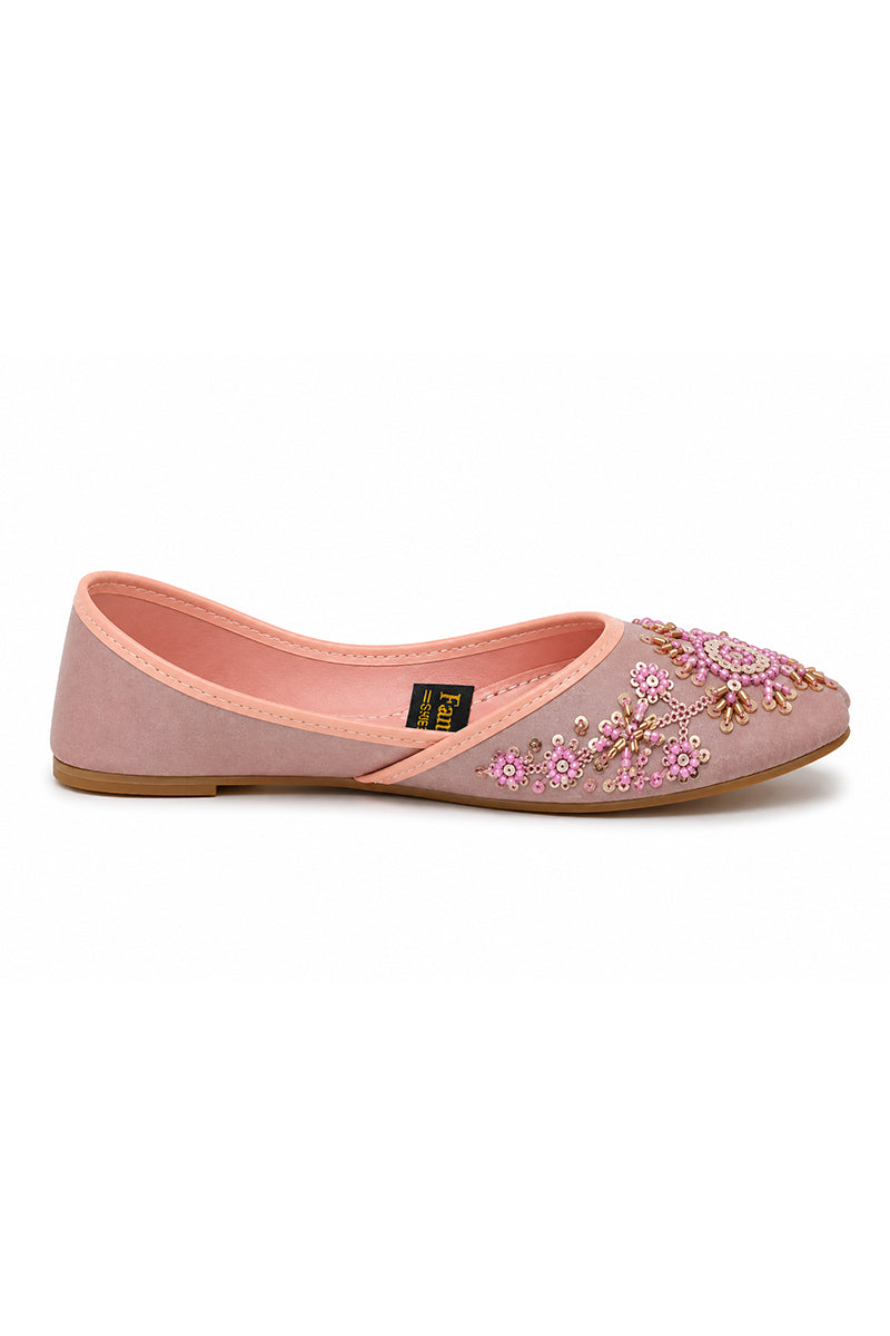 Blush Medallion Khussa